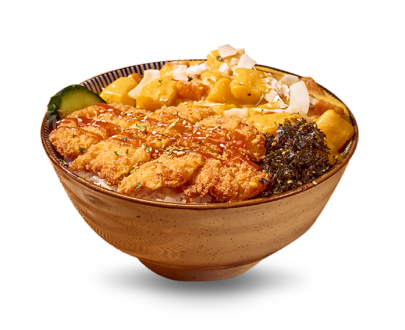 椰香咖喱鸡排饭